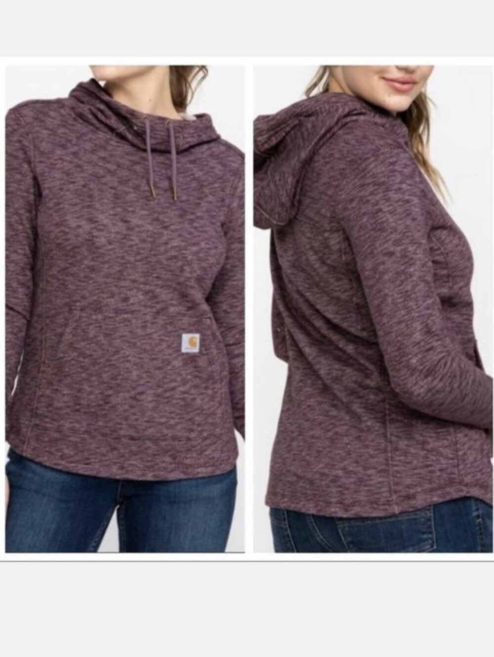 Carhartt Newberry Hoodie Heathered Purple M